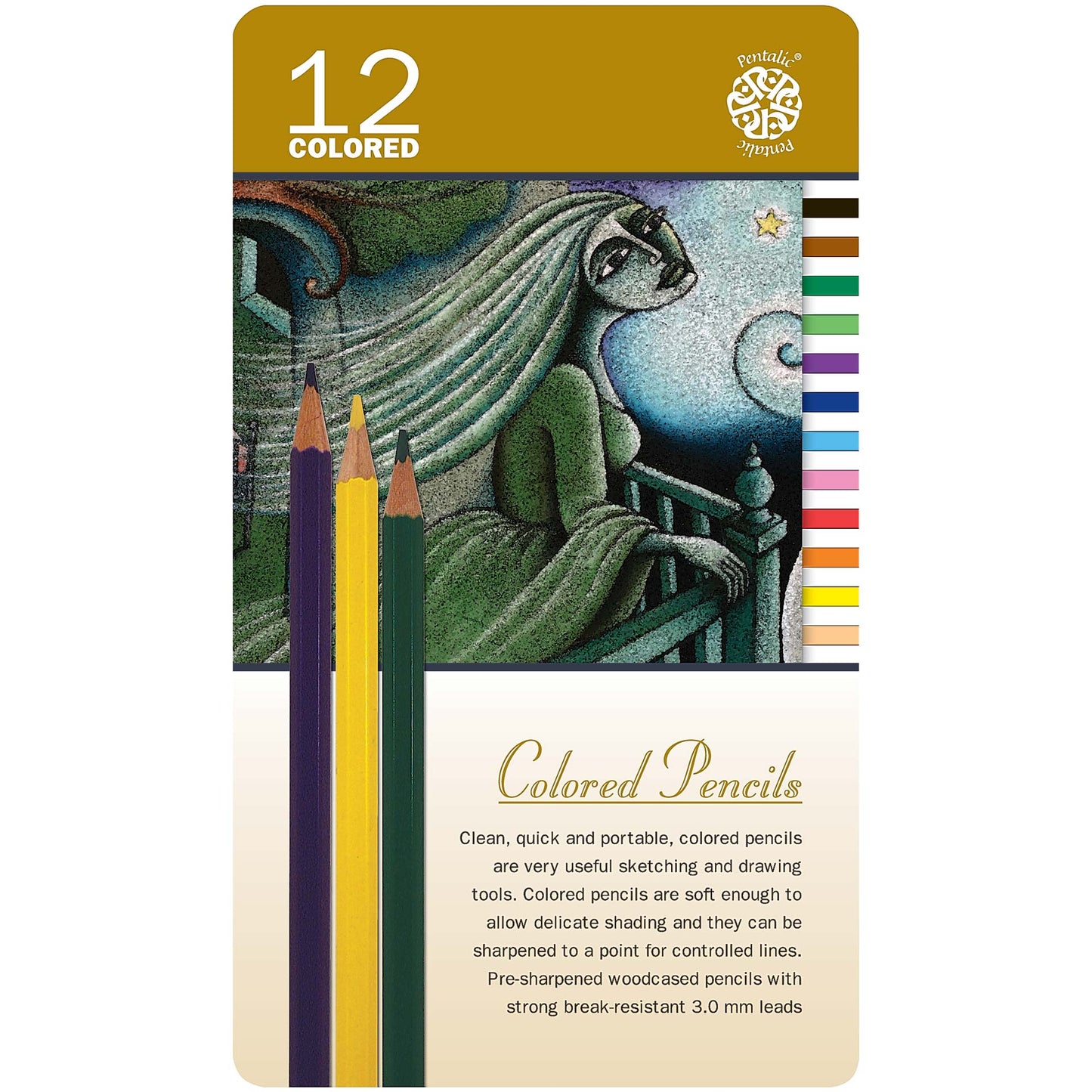 PTL-8973 Series | Pentalic Colored Pencil Sets