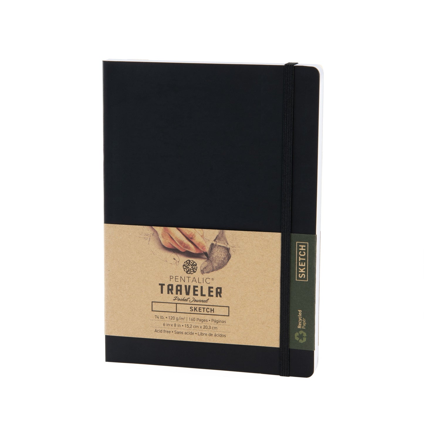 PTL-016163 Series | Traveler Pocket Journal - Sketch/Blank