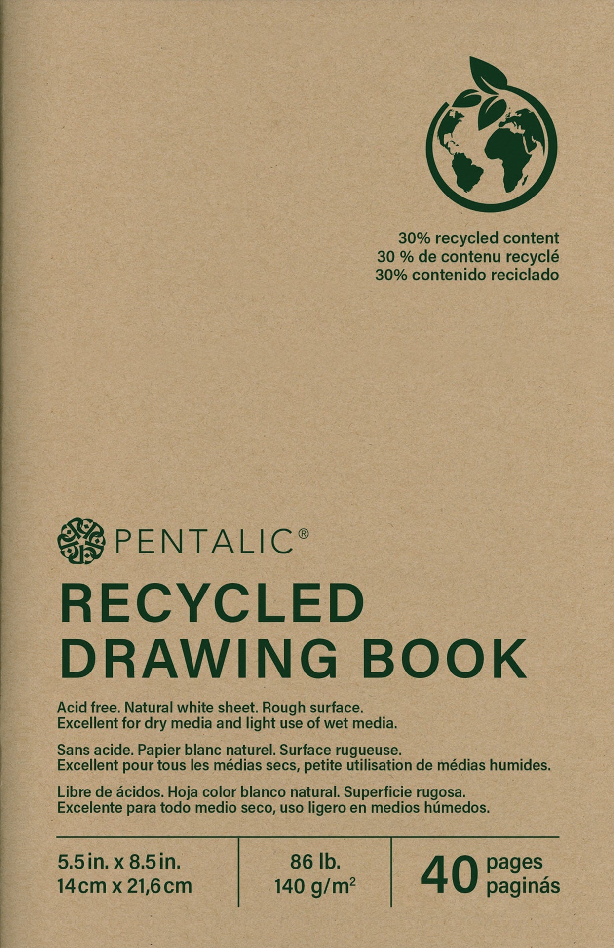 PTL-01310 Series | Recycled Drawing Book