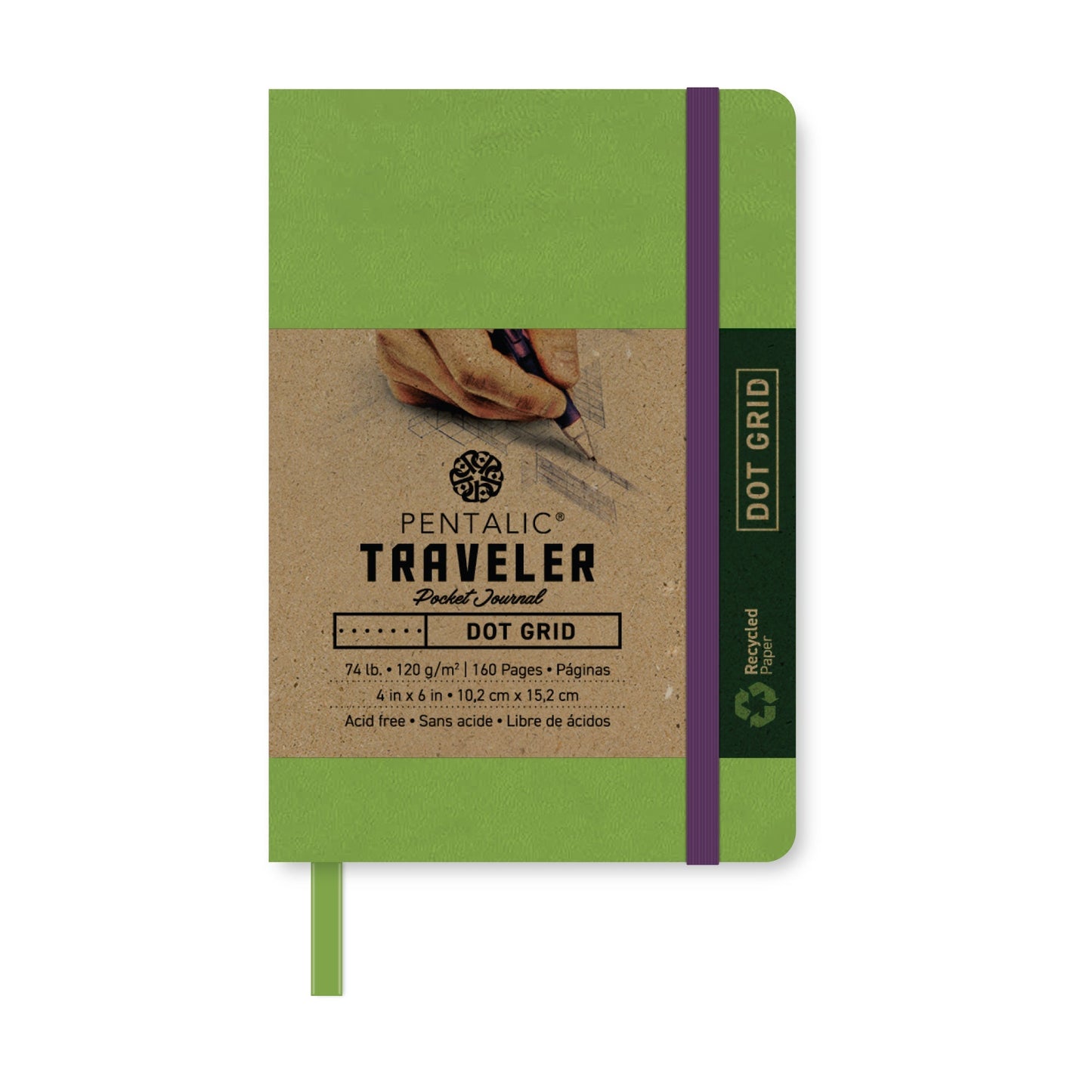 PTL-016132 Series | Traveler Pocket Journal - Dot Grid 6x4