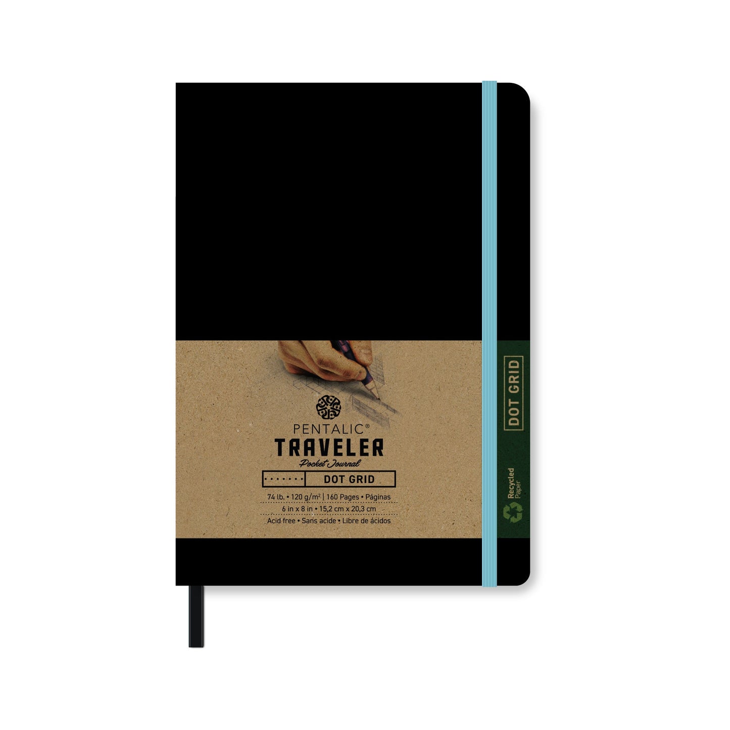 PTL-016133 Series | Traveler Pocket Journal - Dot Grid 8x6