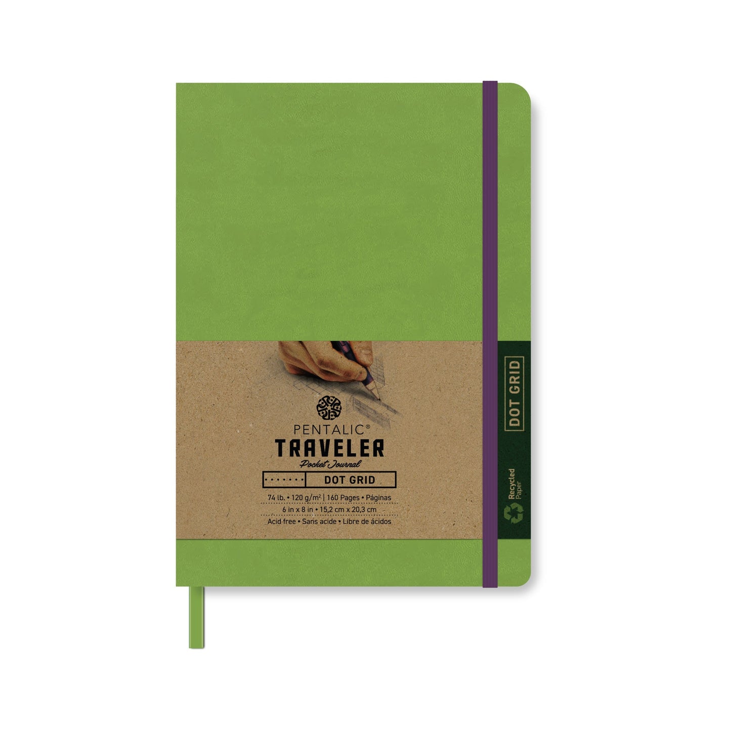 PTL-016133 Series | Traveler Pocket Journal - Dot Grid 8x6