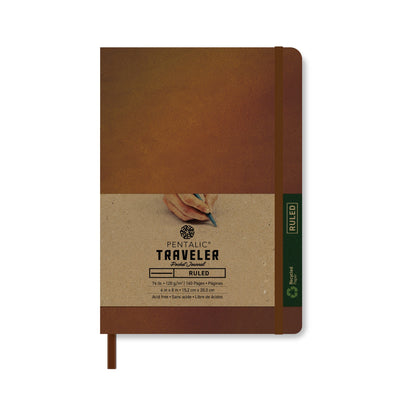 PTL-016153 Series | Traveler Pocket Journal - Metallic Ruled