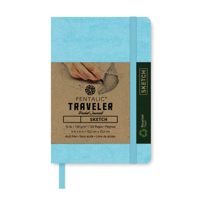 PTL-016162 Series | Pentalic® Traveler Pocket Journal 4" x 6" Sketch