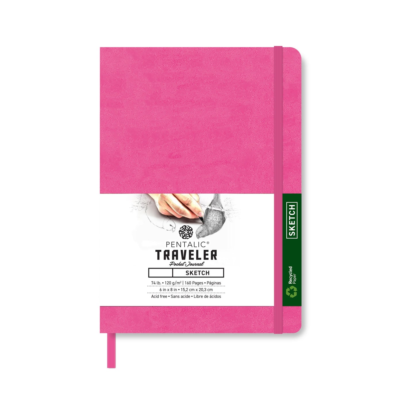 PTL-016163 Series | Traveler Pocket Journal - Sketch/Blank