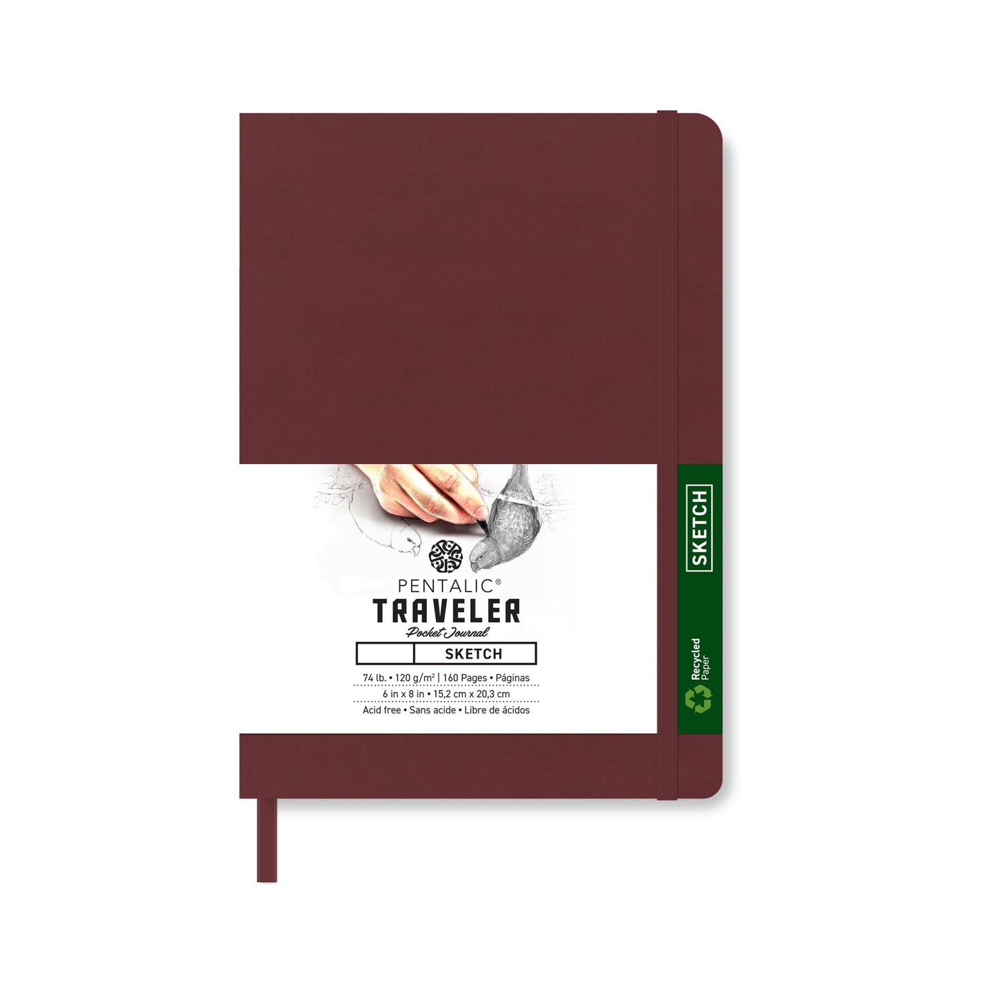 PTL-016163 Series | Traveler Pocket Journal - Sketch/Blank