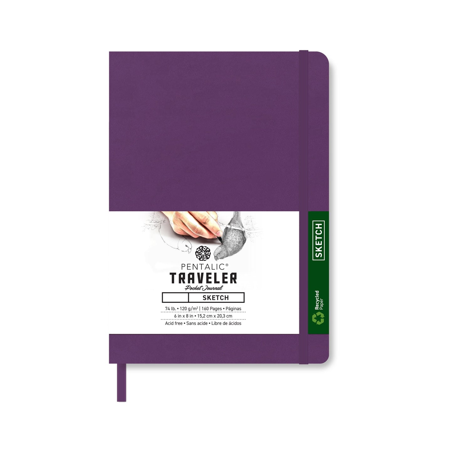 PTL-016163 Series | Traveler Pocket Journal - Sketch/Blank