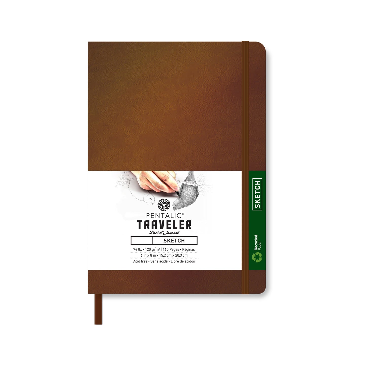 PTL-016163 Series | Traveler Pocket Journal - Sketch/Blank
