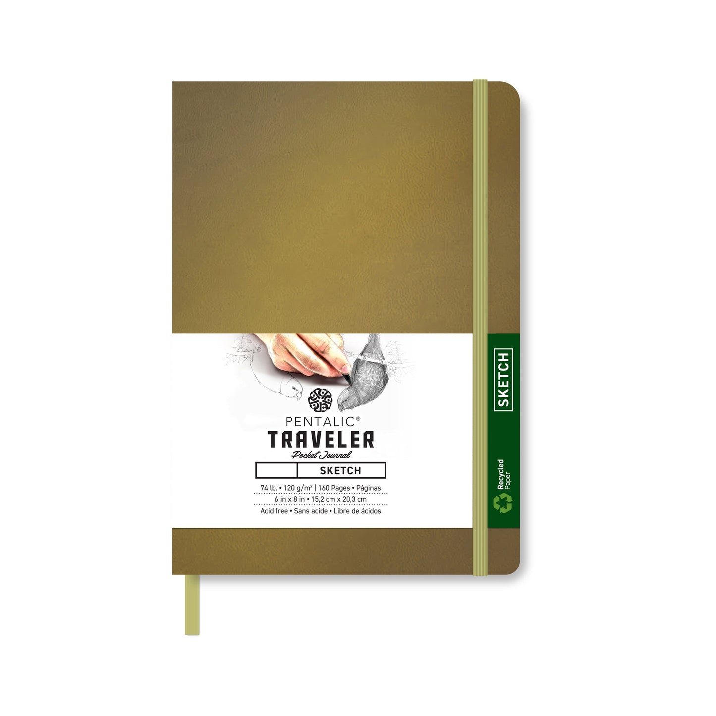 PTL-016163 Series | Traveler Pocket Journal - Sketch/Blank