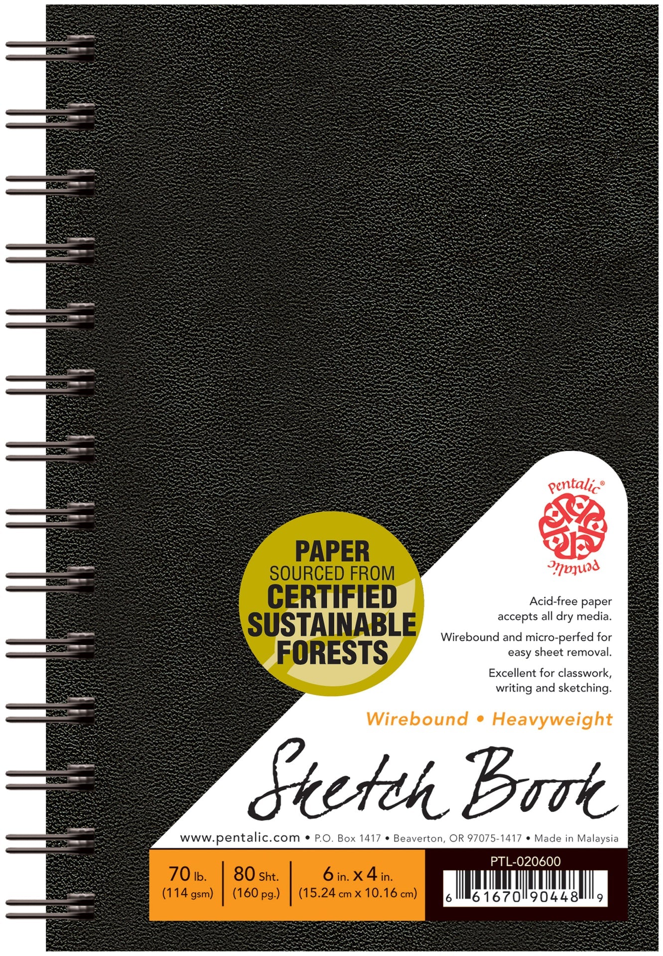 PTL-020 Series | Traditional Sketchbook - Wirebound