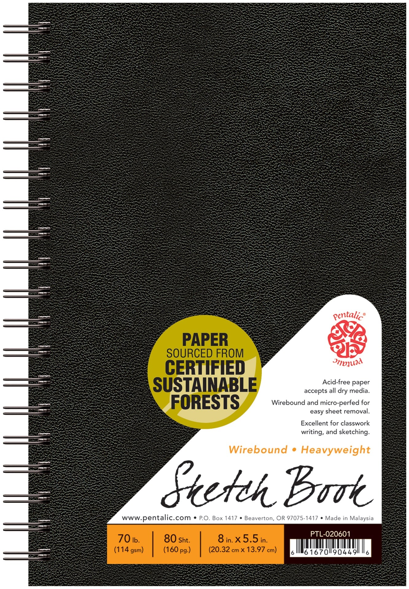PTL-020 Series | Traditional Sketchbook - Wirebound