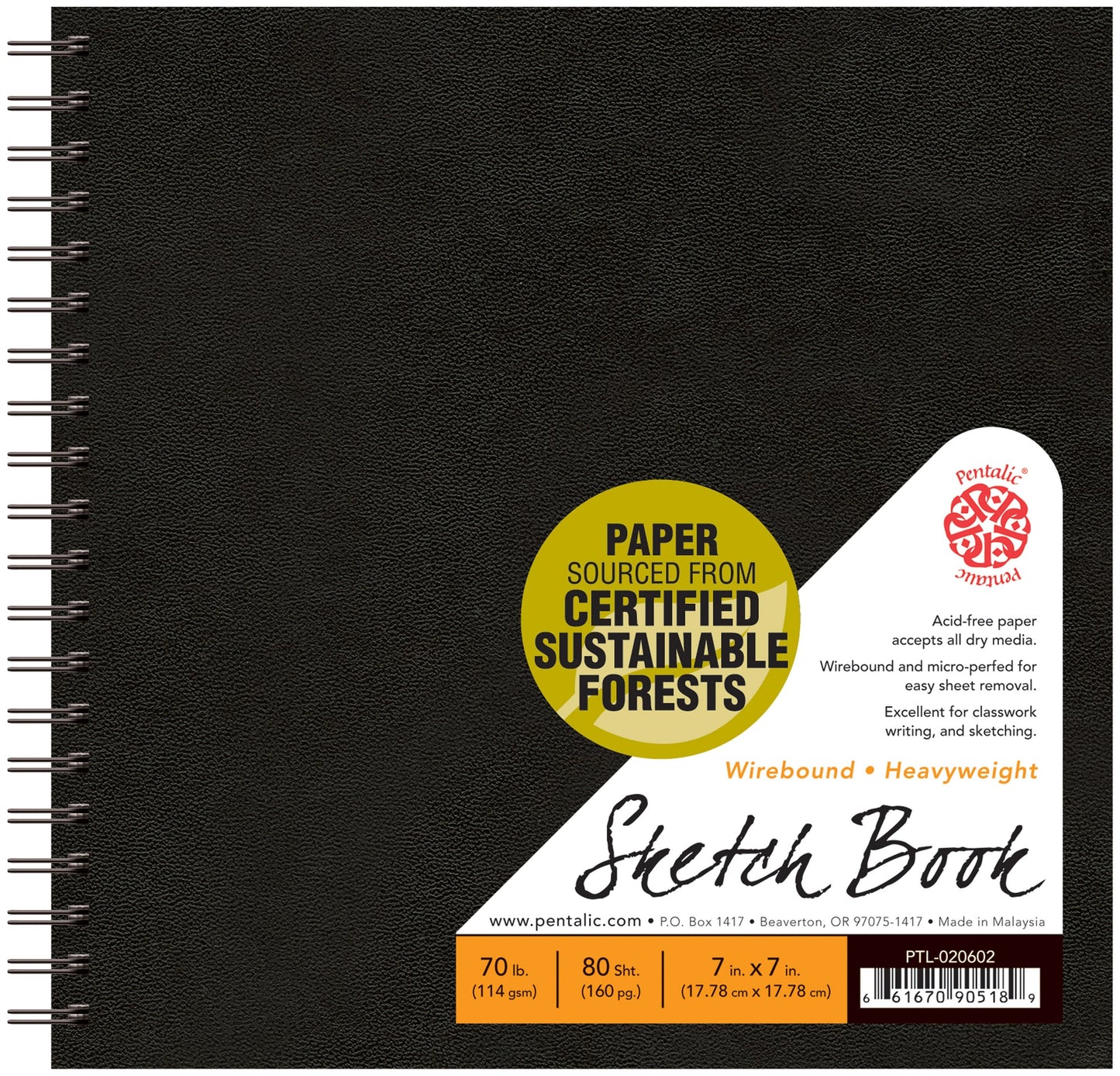 PTL-020 Series | Traditional Sketchbook - Wirebound