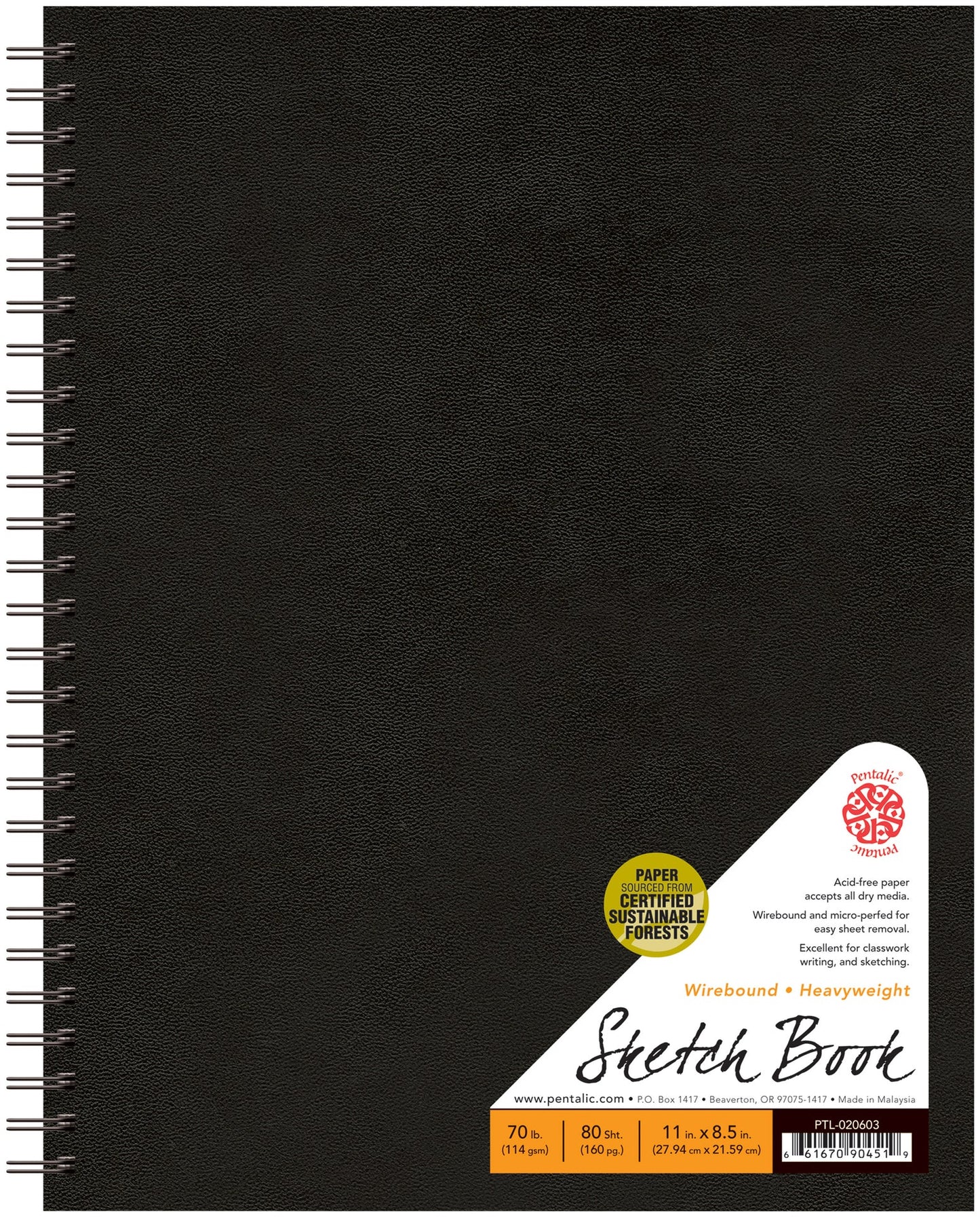 PTL-020 Series | Traditional Sketchbook - Wirebound
