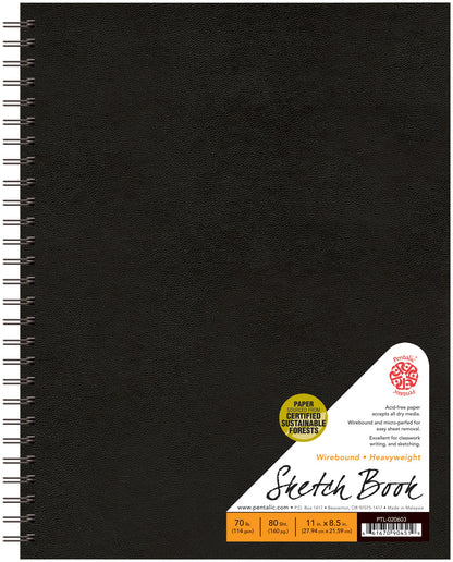 PTL-020 Series | Traditional Sketchbook - Wirebound