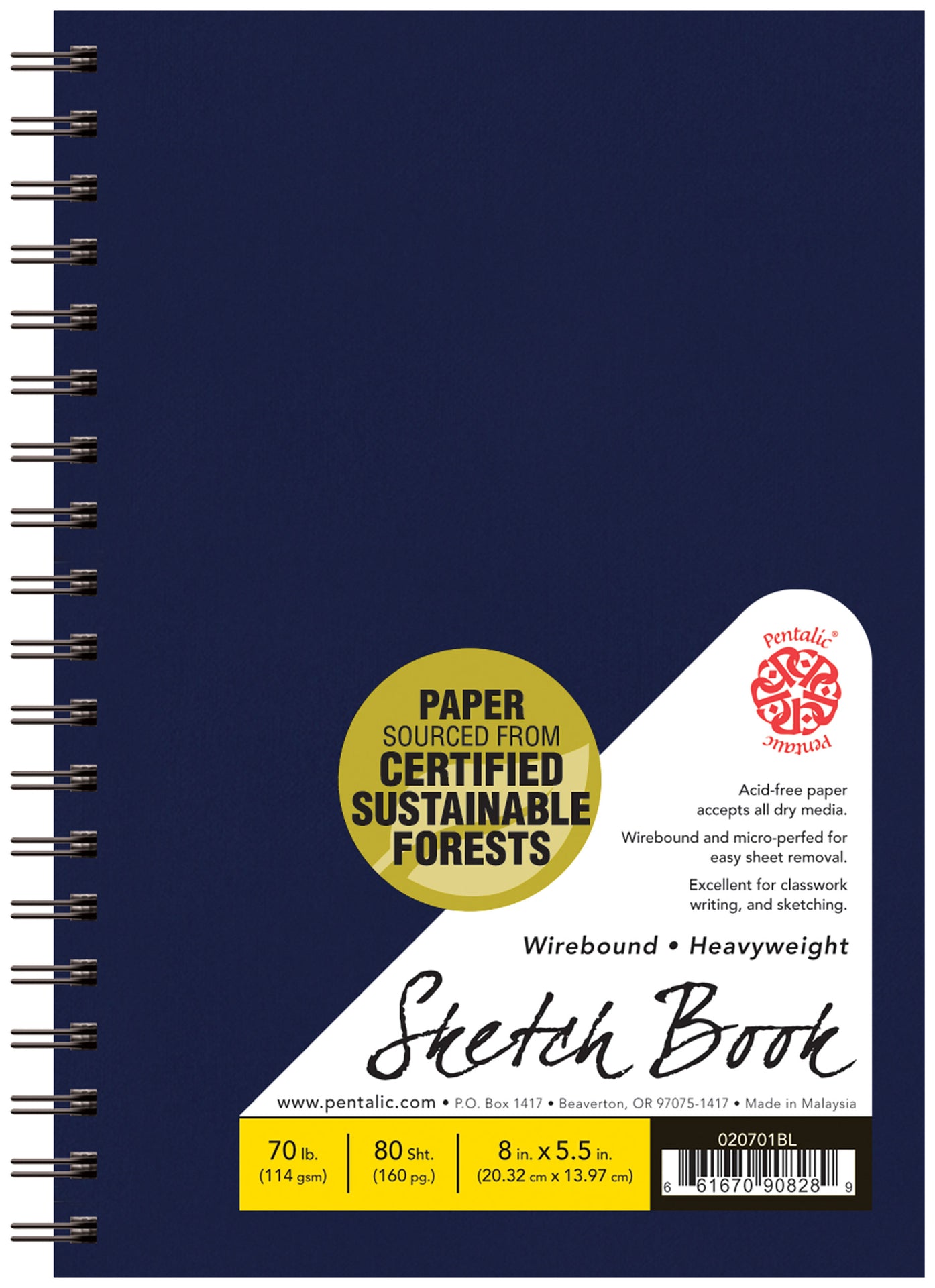 PTL-020701 Series | AF Sketchbook 80/Wirebound/70#