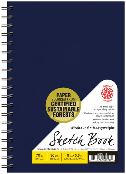 PTL-020701 Series | AF Sketchbook 80/Wirebound/70#