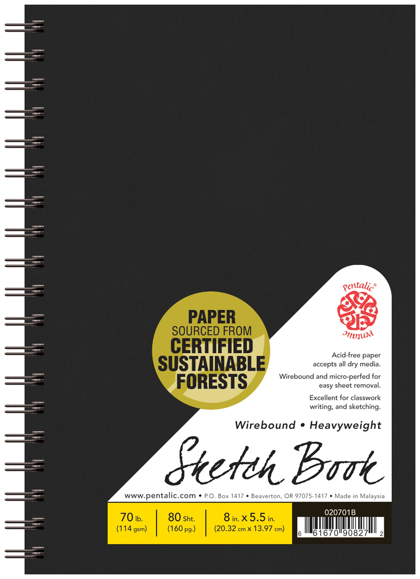 PTL-020701 Series | AF Sketchbook 80/Wirebound/70#