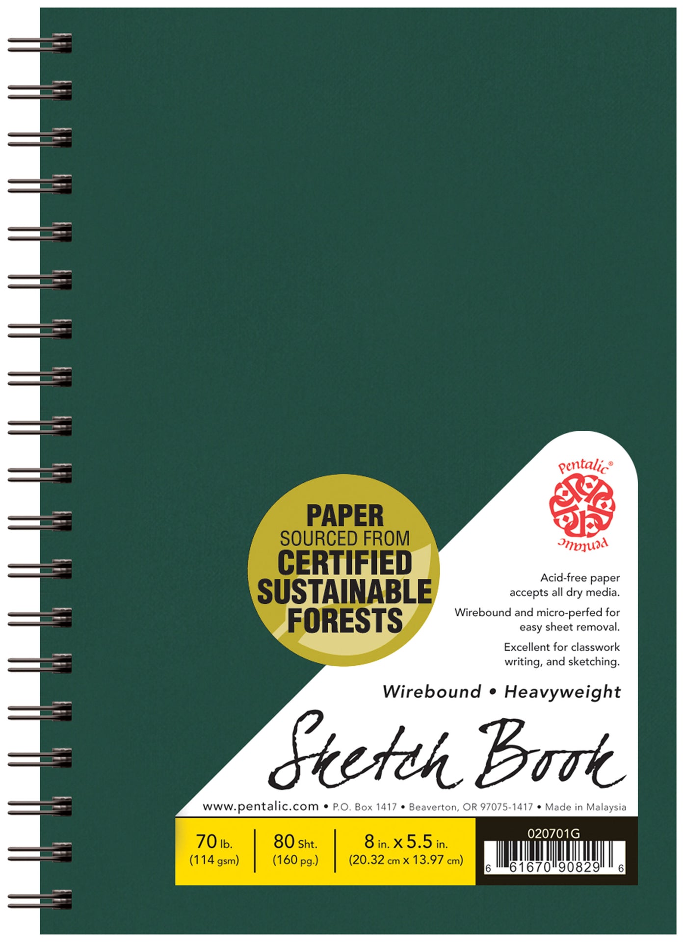 PTL-020701 Series | AF Sketchbook 80/Wirebound/70#