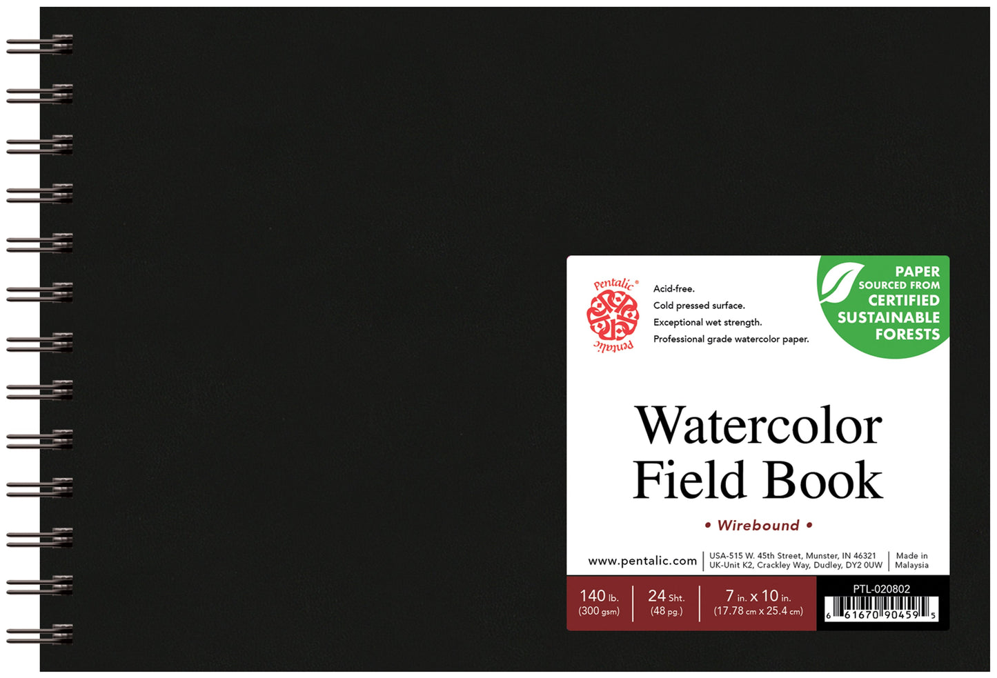 PTL-02080 Series | Watercolor Field Book