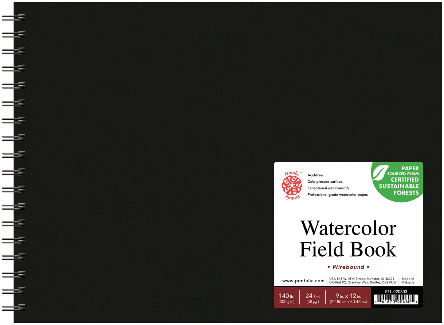 PTL-02080 Series | Watercolor Field Book